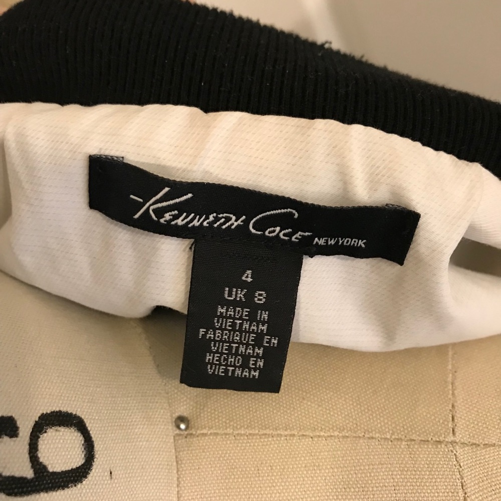 Kenneth Cole New York Light Black and White Jacket - Picture 3 of 5